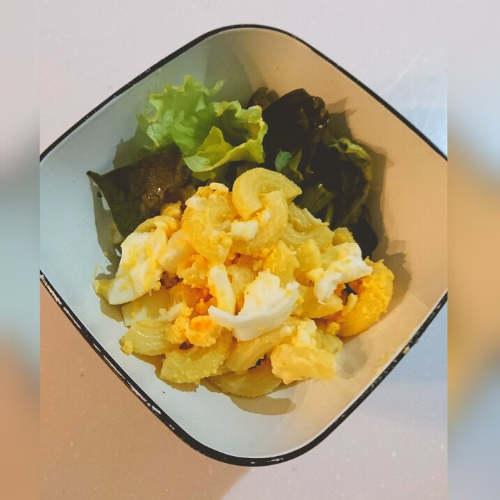 糠漬け卵&マカロニサラダ☆